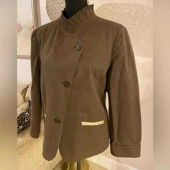 Armani Collezioni Brown Jacket size 14 - Picture 3 of 6